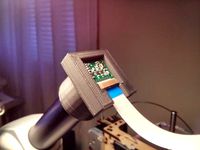 Raspberry Pi Camera to Microscope Adapter by luisibanez