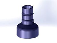 Vacuum hose adaptor 2-1/4 to 1-1/4 by kentavv