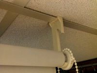 Two part mount thingy for hanging things from a ceiling tile structure by ahd71