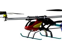 Zalsky's CheapCopter - 3D printed frame parts for Tricopter assembly by SteveZalsky