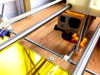 gopro hero3 mount for reprappro, removable by mouserunner