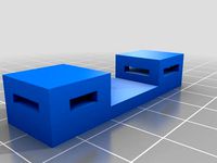 Calibration piece "cube"  50x15mm, by belwain