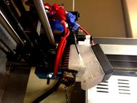 solidoodle E3D mount and 40mm fan by downeym