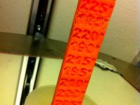 Testing Column for different Extruder Temperatures by de_baseggio