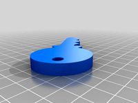 Key Shaped Key Chain by mb20music