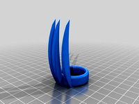 I had made these earlier and FireflyII had pionted out that it didn't have pointy claws. I have changed the file but have not printed it. It is an .stl only. please enjoy. by superdan