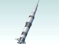 Saturne Space Rocket by Facto3D
