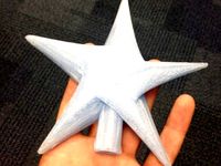 Spiral Star Tree Topper by Funi
