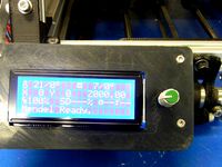 Gadgets 3D LCD Mount for MendelMax by pefozzy