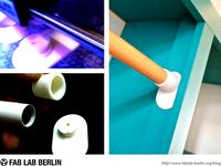 Wardrobe Pole Brackets by FabLab-Berlin