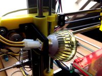 Prusa i3 Led spot holder by Erikje