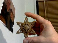 snowflake tree ornament by pietro