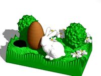 the easter bunny smaller by lokilaufeysen