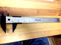 Caliper add-on for Westcott Stainless Steel Ruler by EyeOfOdin