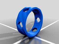 Twisted Oct ring, Hex holes. by lonuf