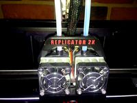 Filament Feed Tube Holder/Clamp for Maker Bot Replicator 2X by psr4492