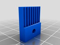 Better beltclamp for Simpler X carriage | RepRapPro Tricolour Mendel by JamesT42