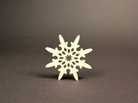 Snowflake Cord Guide by MakerBot