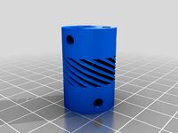 i3 Flex Coupling - Multiple Screw Holes by timbo