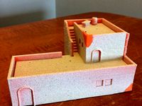 15mm scale Large Desert House by jonnybrokenbones