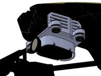 Ar drone 2.0 anti-vibration mount for 808 camera V2.0 (rubbers) by foster182