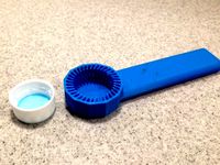 2 Liter Soda Bottle Opener AND Closer Wrench by Finch