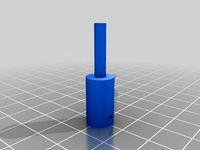 Servo nipple to 4mm shaft adapter by makenai