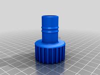 Garden hose adapter for .75 inch flexible tubing by 00sufs