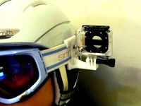 Ski goggle GOPRO holder by JLR