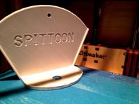 intensewalkera Wall mounted Spittoon - yes i know, gross, but i needed one by IntenseDef
