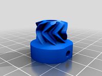 HerringBone Gear for H3 Extruder adaption for Ultimaker by DanDeGagne