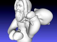 bust of Santa Claus by GMFerrari