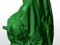Scan of coat with Sense scanner by MakerBeck