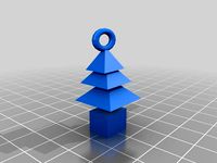 3d xmas tree bracelet charm by lokilaufeysen