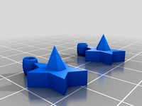 Star earrings default colour yellow by lokilaufeysen