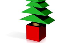 xmas tree sculpture by lokilaufeysen