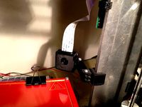 Adjustable Raspberry Pi & Camera mounting solution for Prusa i3 by alexspeller