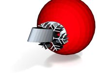 red xmas decoration by lokilaufeysen