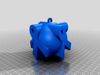 "Ribbon" Ball Ornament by RotorGator