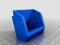 Solidoodle 3 - Square Extruder 40mm Fan Mount by adoniram