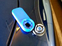 Wrench/Spanner for removing the special retainer of the car radio antenna mast by yungamos