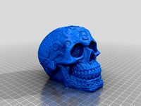 Celtic Skull (flat base) by RevK