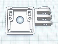 Raspberry-Pi case with GoPro addition by blackgems