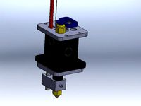 Main extruder for ULTIMAKER 3D PRINTER by lyonidaspay