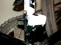 Garmin cadence and speed sensor DSC10 bike seat tube bracket by mikejmcfarlane