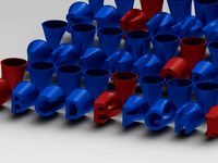 Alphabet Cup Bathtub Toys by JonLawrenceToys