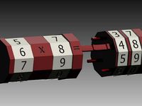 Math Manipulative Cryptex Game by sonk