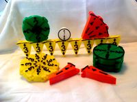 1d, 2d, 3d! Starring Pi, Radius, Curcumference and Arc by GreenPedals