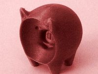Porcus negativus pig by Fonzy