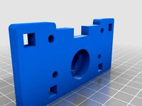 Dremel Flex Shaft Mount for Printrbot jr by slagworm